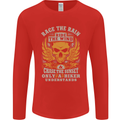 Race the Wind Motorbike Motorcycle Biker Mens Long Sleeve T-Shirt Red