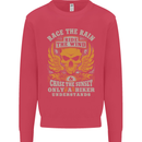 Race the Wind Motorbike Motorcycle Biker Mens Sweatshirt Jumper Heliconia