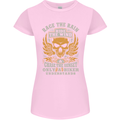 Race the Wind Motorbike Motorcycle Biker Womens Petite Cut T-Shirt Light Pink