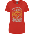 Race the Wind Motorbike Motorcycle Biker Womens Wider Cut T-Shirt Red