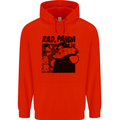 Rad Red Panda Japanese Cool Childrens Kids Hoodie Bright Red