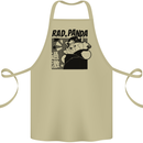 Rad Red Panda Japanese Cool Cotton Apron 100% Organic Khaki