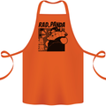 Rad Red Panda Japanese Cool Cotton Apron 100% Organic Orange