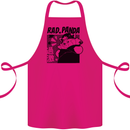 Rad Red Panda Japanese Cool Cotton Apron 100% Organic Pink