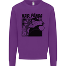 Rad Red Panda Japanese Cool Kids Sweatshirt Jumper Purple