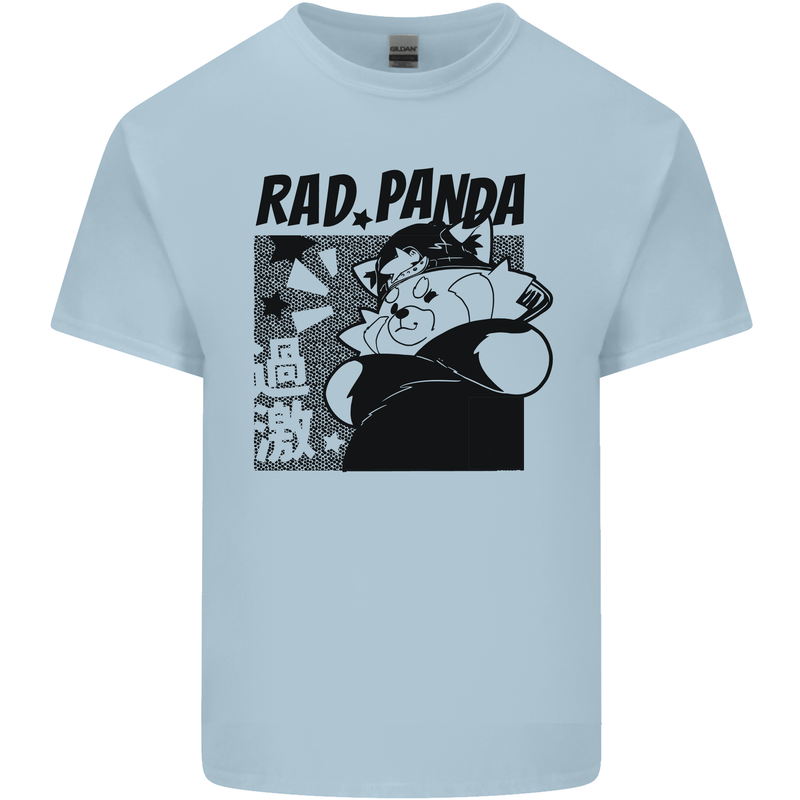 Rad Red Panda Japanese Cool Kids T-Shirt Childrens Light Blue