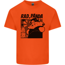 Rad Red Panda Japanese Cool Kids T-Shirt Childrens Orange