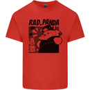 Rad Red Panda Japanese Cool Kids T-Shirt Childrens Red