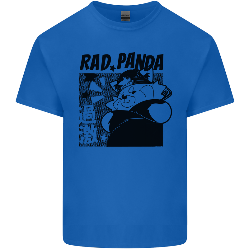 Rad Red Panda Japanese Cool Kids T-Shirt Childrens Royal Blue