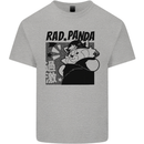 Rad Red Panda Japanese Cool Kids T-Shirt Childrens Sports Grey