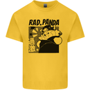 Rad Red Panda Japanese Cool Kids T-Shirt Childrens Yellow