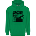 Rad Red Panda Japanese Cool Mens 80% Cotton Hoodie Irish Green