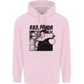 Rad Red Panda Japanese Cool Mens 80% Cotton Hoodie Light Pink
