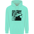 Rad Red Panda Japanese Cool Mens 80% Cotton Hoodie Peppermint