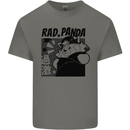 Rad Red Panda Japanese Cool Mens Cotton T-Shirt Tee Top Charcoal