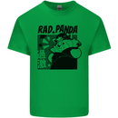 Rad Red Panda Japanese Cool Mens Cotton T-Shirt Tee Top Irish Green