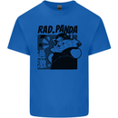 Rad Red Panda Japanese Cool Mens Cotton T-Shirt Tee Top Royal Blue