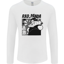 Rad Red Panda Japanese Cool Mens Long Sleeve T-Shirt White