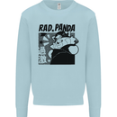 Rad Red Panda Japanese Cool Mens Sweatshirt Jumper Light Blue