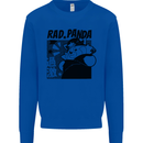 Rad Red Panda Japanese Cool Mens Sweatshirt Jumper Royal Blue