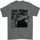 Rad Red Panda Japanese Cool Mens T-Shirt 100% Cotton Charcoal