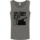 Rad Red Panda Japanese Cool Mens Vest Tank Top Charcoal