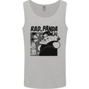 Rad Red Panda Japanese Cool Mens Vest Tank Top Sports Grey