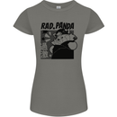 Rad Red Panda Japanese Cool Womens Petite Cut T-Shirt Charcoal