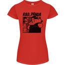 Rad Red Panda Japanese Cool Womens Petite Cut T-Shirt Red