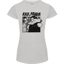 Rad Red Panda Japanese Cool Womens Petite Cut T-Shirt Sports Grey