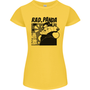 Rad Red Panda Japanese Cool Womens Petite Cut T-Shirt Yellow