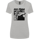 Rad Red Panda Japanese Cool Womens Wider Cut T-Shirt Sports Grey