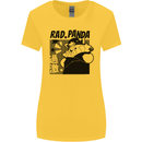 Rad Red Panda Japanese Cool Womens Wider Cut T-Shirt Yellow