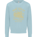 Railway Train Trainspotter Trianspotting Kids Sweatshirt Jumper Light Blue