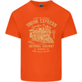 Railway Train Trainspotter Trianspotting Kids T-Shirt Childrens Orange