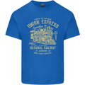 Railway Train Trainspotter Trianspotting Kids T-Shirt Childrens Royal Blue