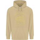 Railway Train Trainspotter Trianspotting Mens 80% Cotton Hoodie Sand
