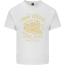 Railway Train Trainspotter Trianspotting Mens Cotton T-Shirt Tee Top White