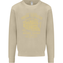 Railway Train Trainspotter Trianspotting Mens Sweatshirt Jumper Sand
