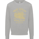 Railway Train Trainspotter Trianspotting Mens Sweatshirt Jumper Sports Grey
