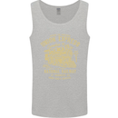 Railway Train Trainspotter Trianspotting Mens Vest Tank Top Sports Grey