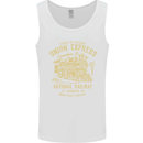Railway Train Trainspotter Trianspotting Mens Vest Tank Top White