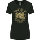 Railway Train Trainspotter Trianspotting Womens Wider Cut T-Shirt Black