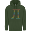 Rainbow Pie Day Maths Mathematics LGBT Childrens Kids Hoodie Forest Green