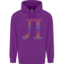 Rainbow Pie Day Maths Mathematics LGBT Childrens Kids Hoodie Purple