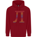 Rainbow Pie Day Maths Mathematics LGBT Childrens Kids Hoodie Red