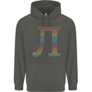 Rainbow Pie Day Maths Mathematics LGBT Childrens Kids Hoodie Storm Grey