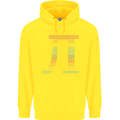 Rainbow Pie Day Maths Mathematics LGBT Childrens Kids Hoodie Yellow