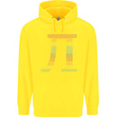 Rainbow Pie Day Maths Mathematics LGBT Childrens Kids Hoodie Yellow