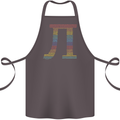 Rainbow Pie Day Maths Mathematics LGBT Cotton Apron 100% Organic Dark Grey